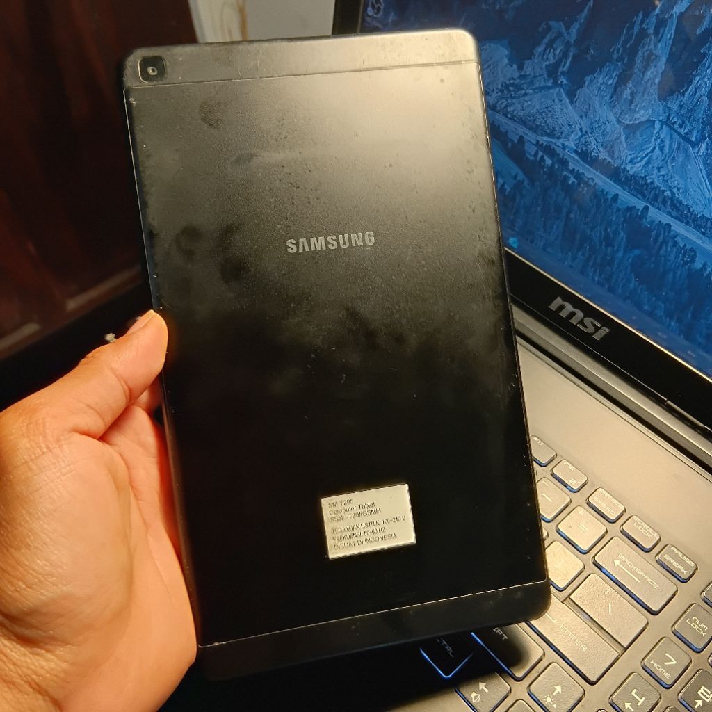 Samsung Galaxy Tab A 8.0 (2019) T295 Mulus Minus Lampu LCD Mati