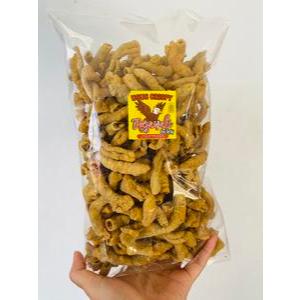 

500gr KERIPIK USUS ORIGINAL / KERIPIK USUS GURIH / USUS CRISPY / OLEH-OLEH RAJAWALI BU LELY
