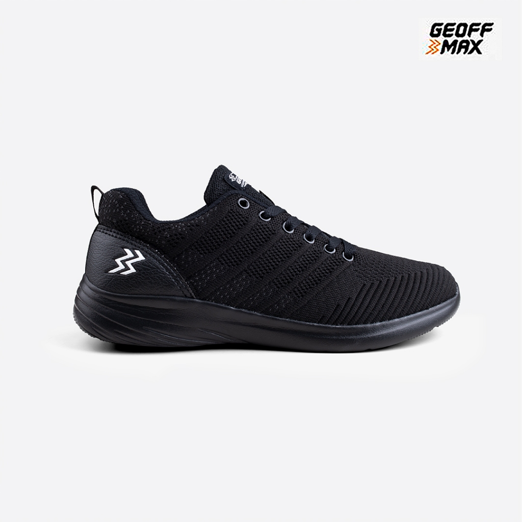 Geoff Max - AT-693 All Black | Sepatu Olahraga Pria Wanita