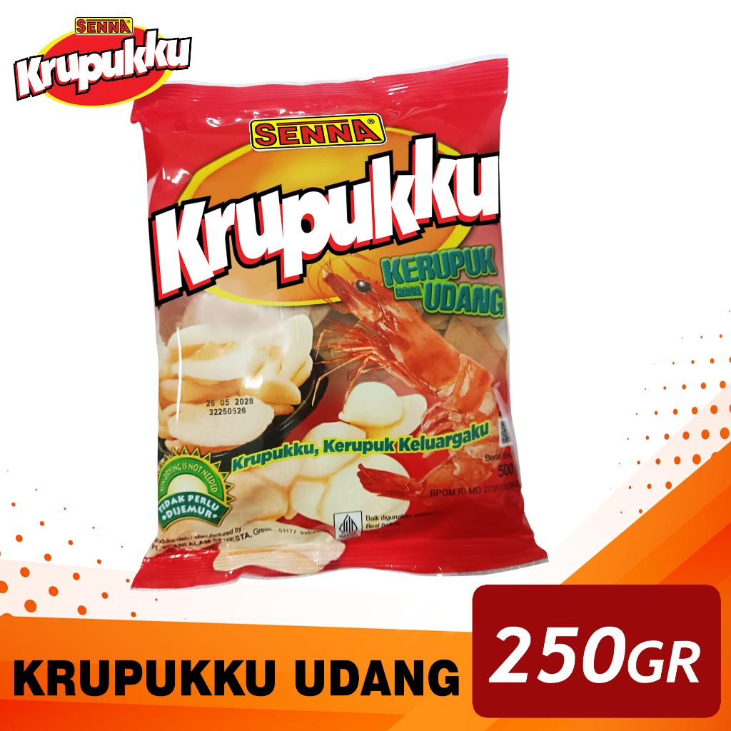 

Senna Krupukku Udang 250gr / Kerupuk PAG Shop / Kerupuk Senna Udang / Kerupuk Udang