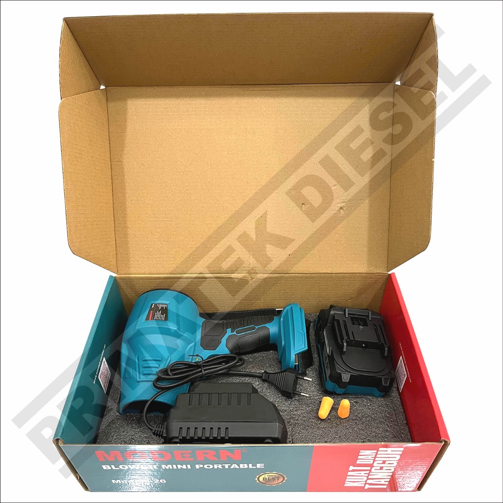 (MODERN M-26) Blower Angin Mini Turbo Fan CORDLESS MODERN M26 / Mesin Kipas Angin Turbofan Blower Je