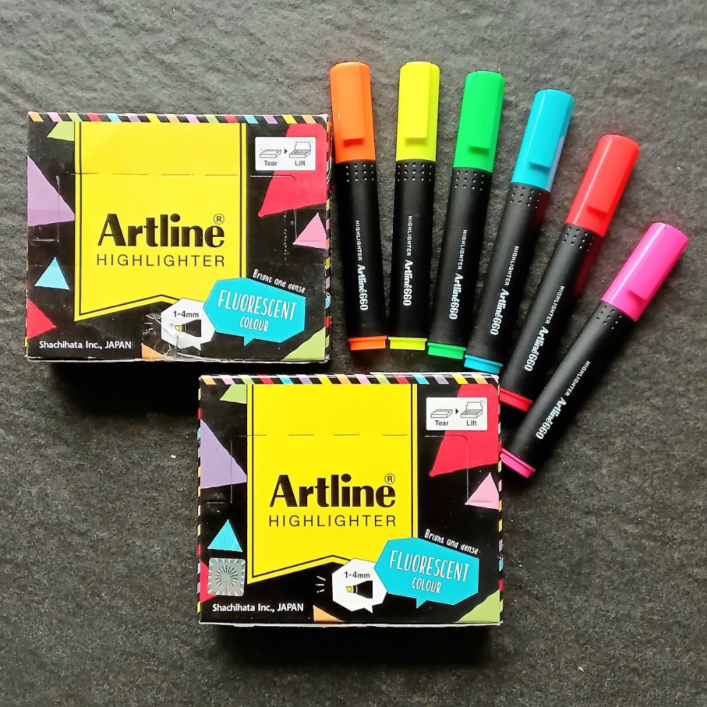 

Stabilo HighLighter Artline EK-660 Warna Metalik ( Pak ) [ Original ]