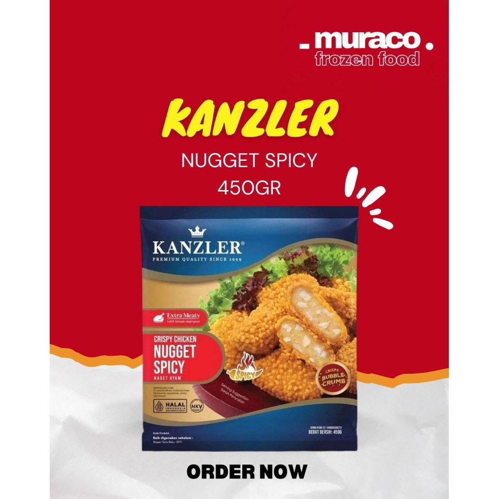 

Kanzler Crispy Chicken Nugget Spicy 450gr