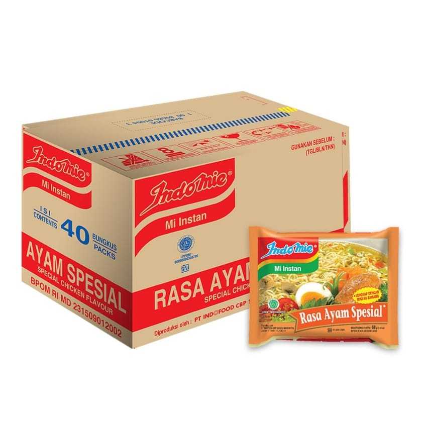 

Indomie Mi Instant Kuah Rasa Ayam Spesial 1 Dus Isi 40 Pcs