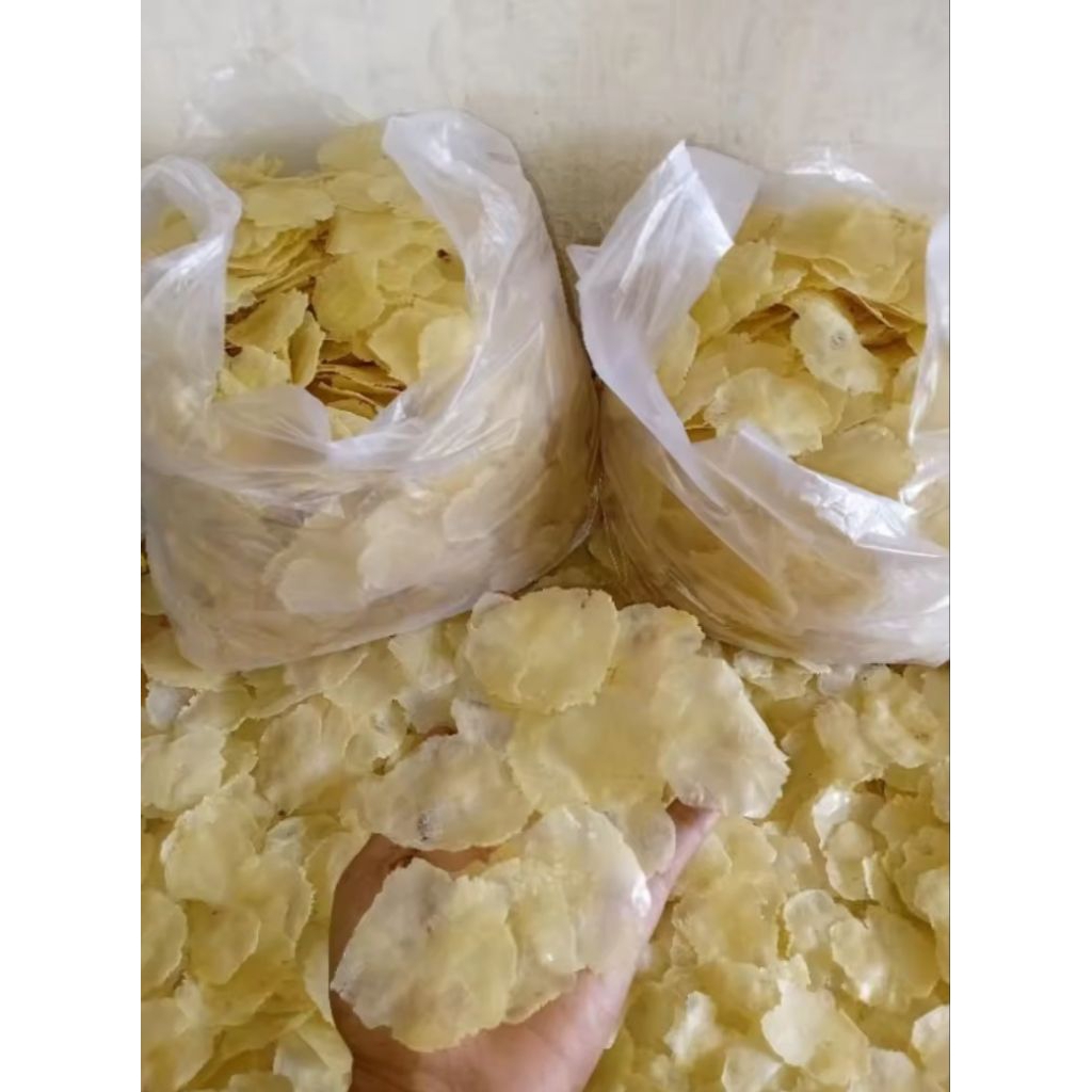 

Emping melinjo mentah 500gr siap goreng termurah