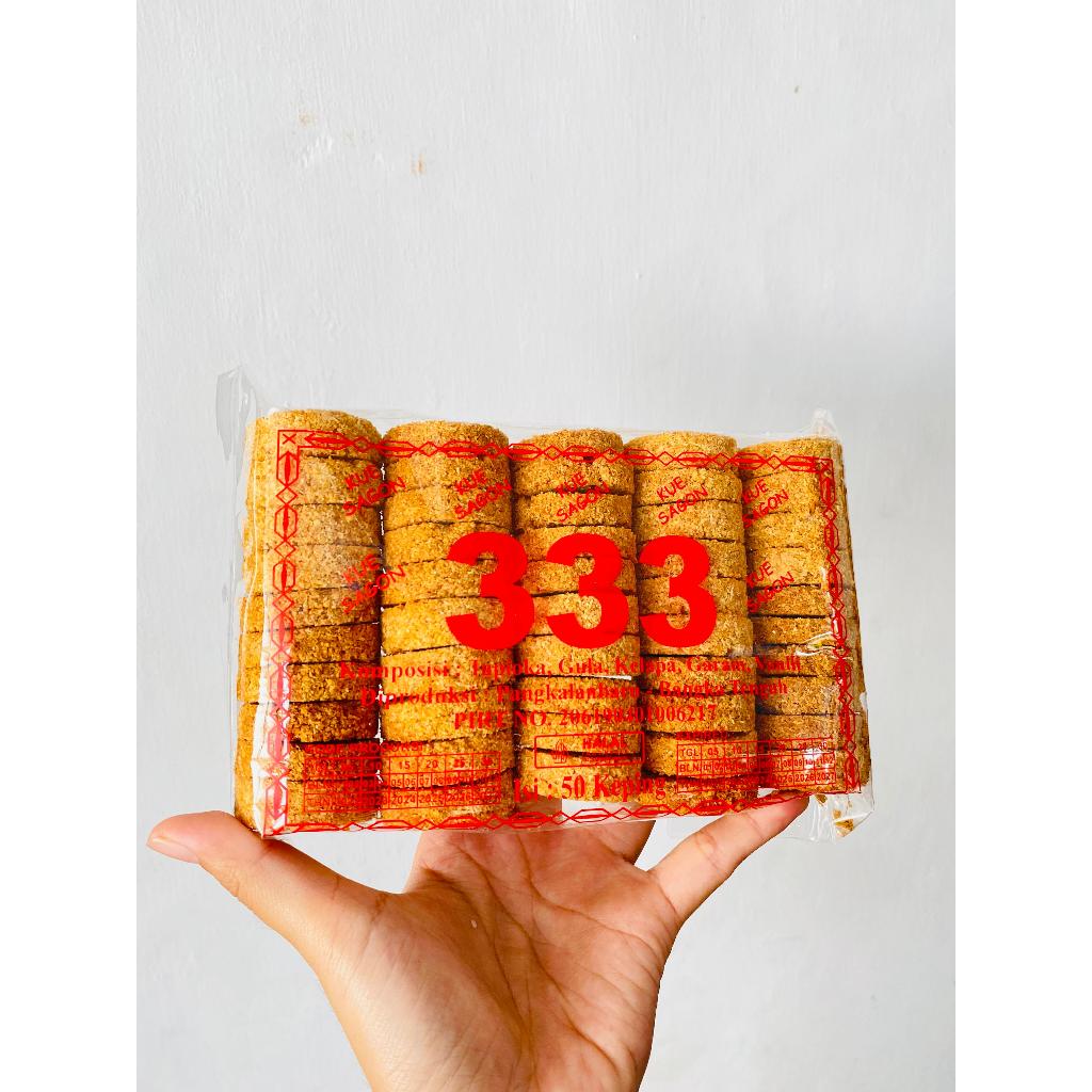 

SAGON 333 KEMASAN BESAR / SAGON KELAPA MANIS GURIH LEMBUT / SAGON ISI 50 KEPING