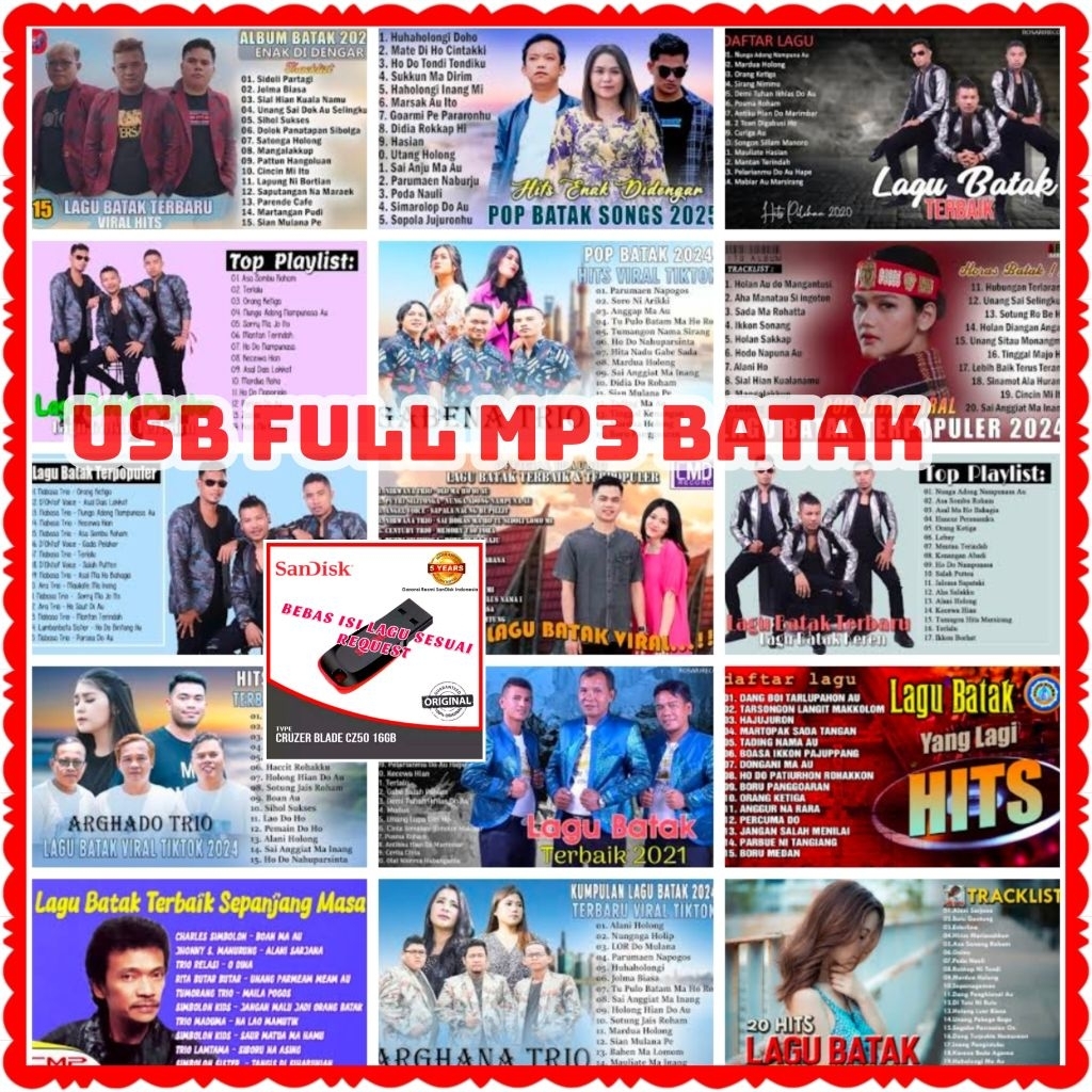 MP3 MP4 MP5 DVD VCD-USB LAGU BATAK-USB LAGU MP3 TERBARU 2025-USB LAGU BUAT MOBIL-USB LAGU TERBARU 20