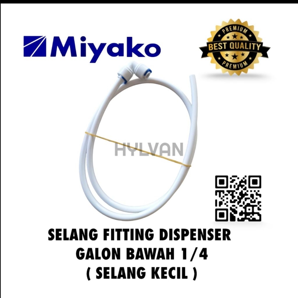 SELANG PITING DISPENSER GALON BAWAH 1/4 MIYAKO