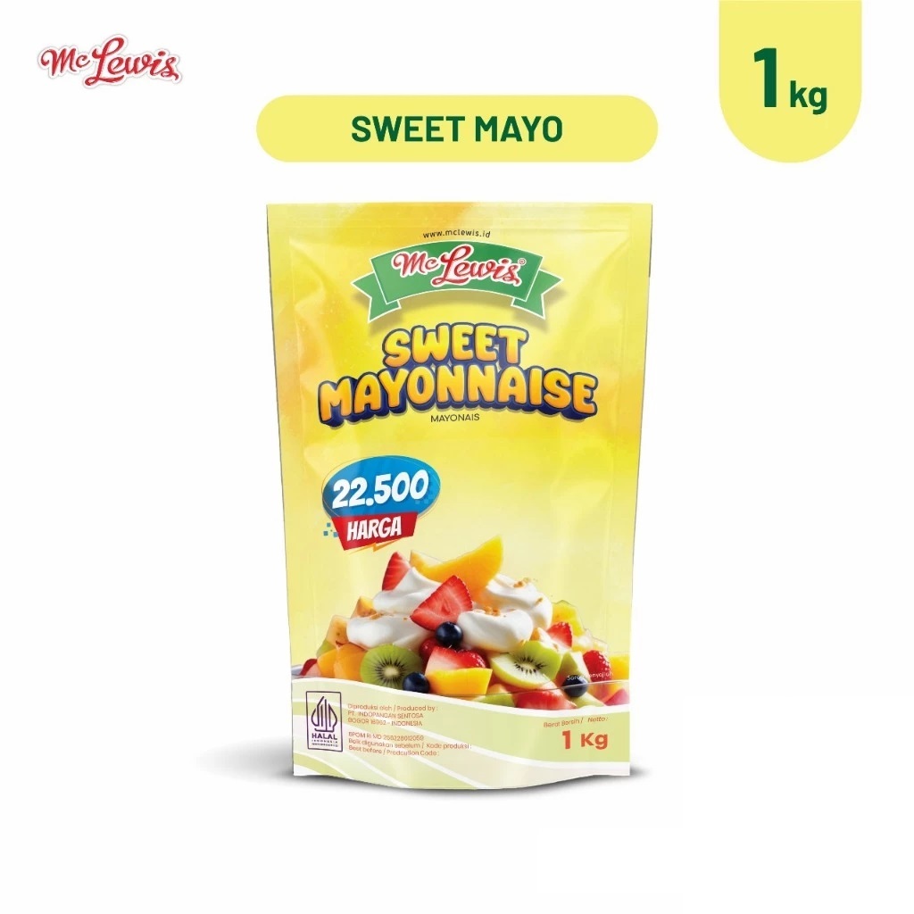 

Mc Lewis Sweet Mayonaise 1kg - mayo manis 1 kg