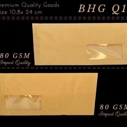 

Star+ Amplop Coklat Kabinet Kaca Kiri/Kanan 80gsm BHG (Import)