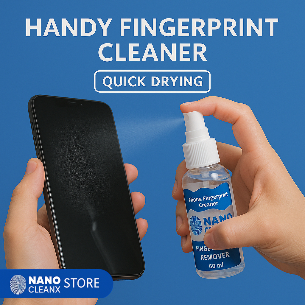 Spray Pembersih Sidik Jari untuk Layar HP, Tablet & Laptop – Quick Drying