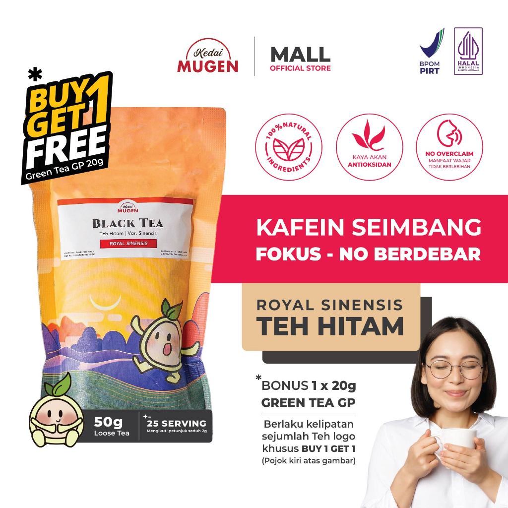 

Teh Hitam Royal Sinensis Penurun Kolestrol/ Single Origin Java Black Tea 50g