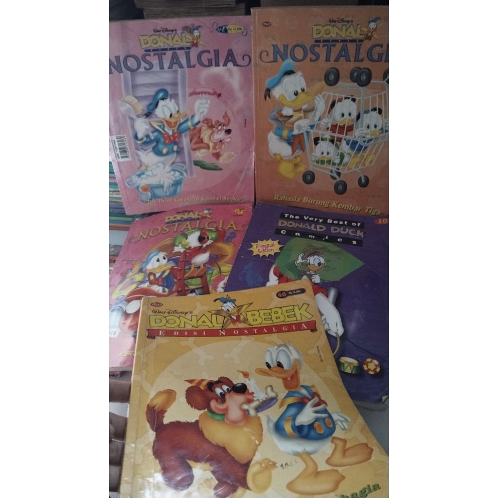 BUKU WALT DISNEY  DONAL BEBEK  NOSTALGIA