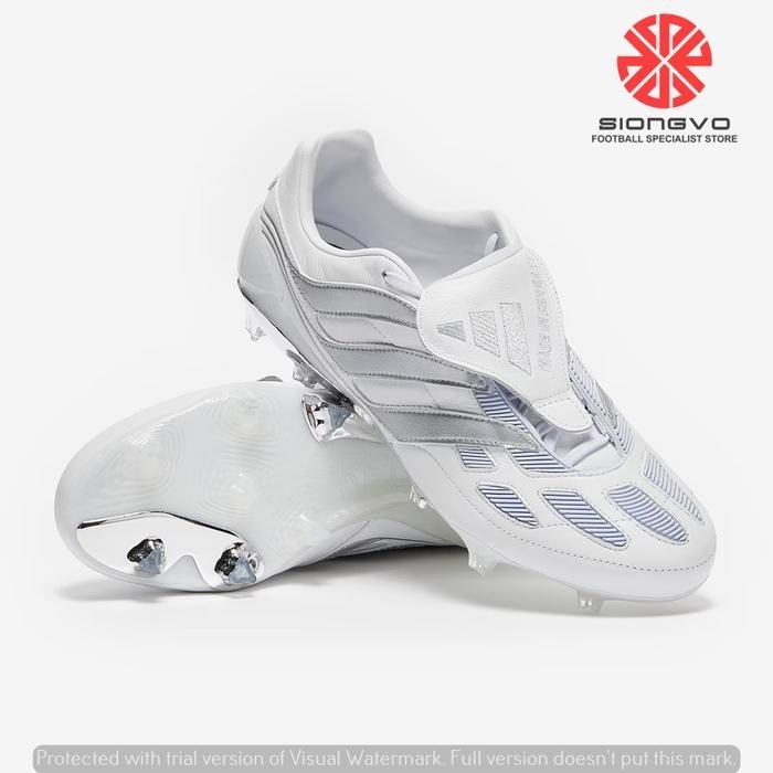 SEPATU BOLA - ADIDAS PREDATOR PRECISION ELITE FG SILVER STRIPE MADE IN GERMANY JS0571
