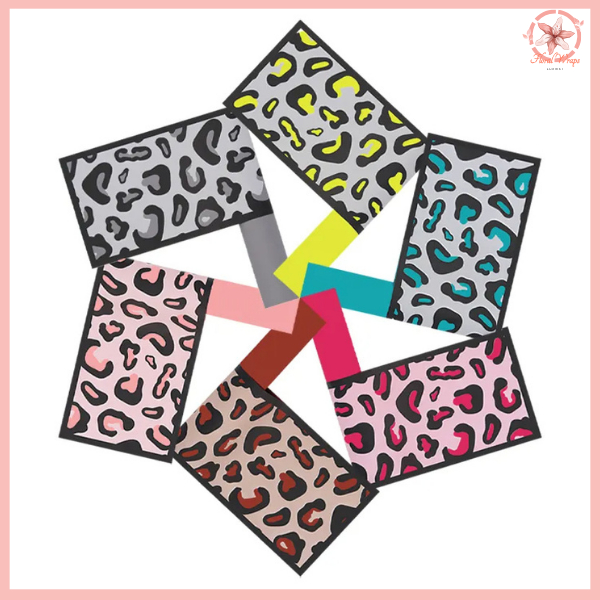 

PACK 20 Flower wrapping motif macan tutul leopard skin Kertas buket bunga KB6100