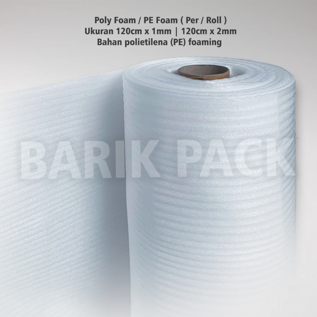 

PE Foam Busa Sheet 1MM 2MM × 50 Meter x 120 Cm Busa Polyfoam