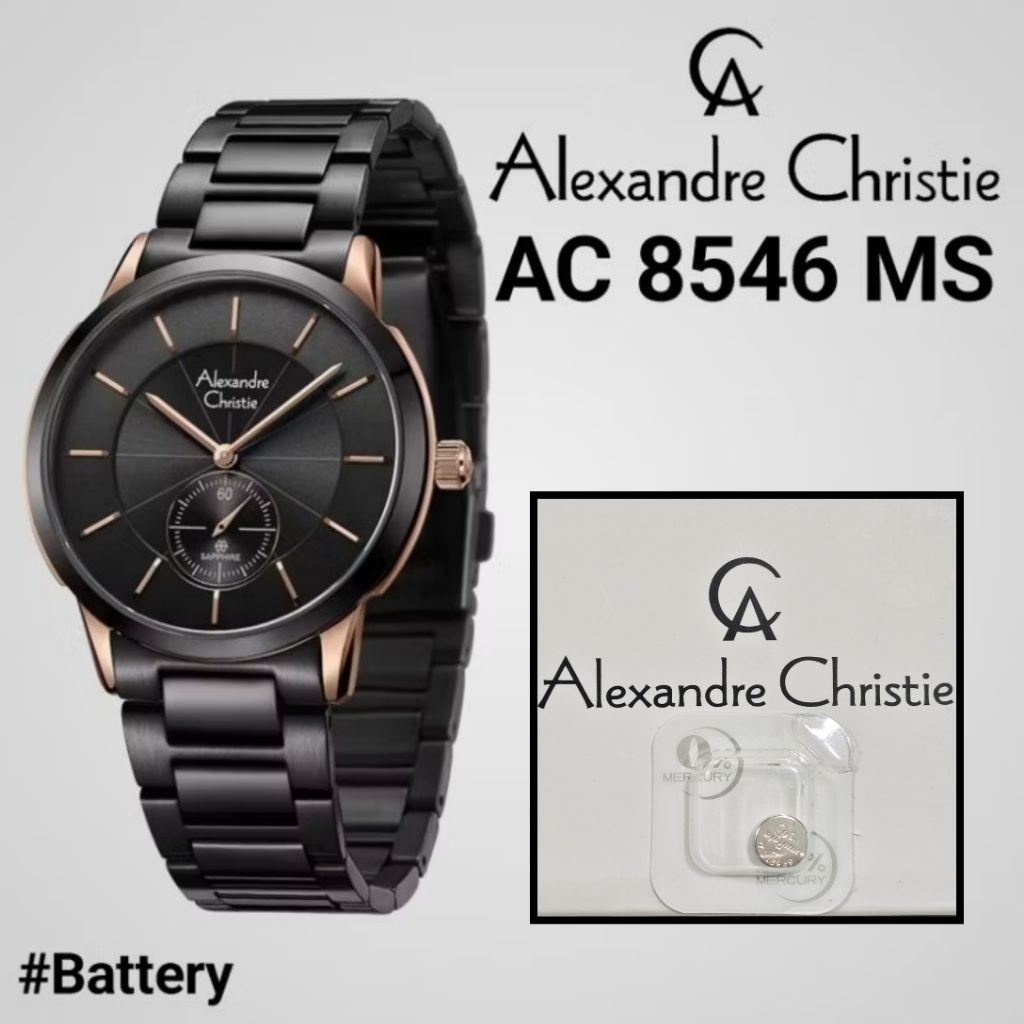 Baterai Jam Tangan Alexandre Christie AC 8546 MS