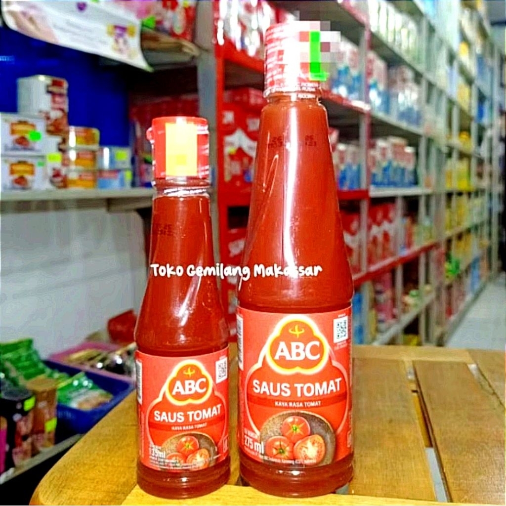 

ABC Saus Tomat 130 ml / 270 ml / 1 kg / sachet