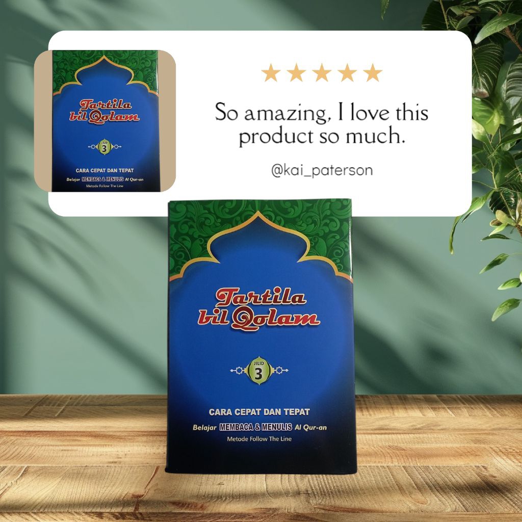 Tartila Bil Qolam Jilid 3 Metode Belajar Membaca dan Menulis Al-Qur'an