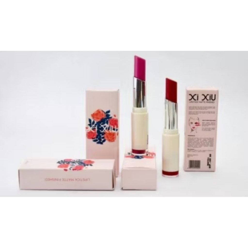 Xiu xiu Lipstik matte Finished (harga borongan 22pcs)