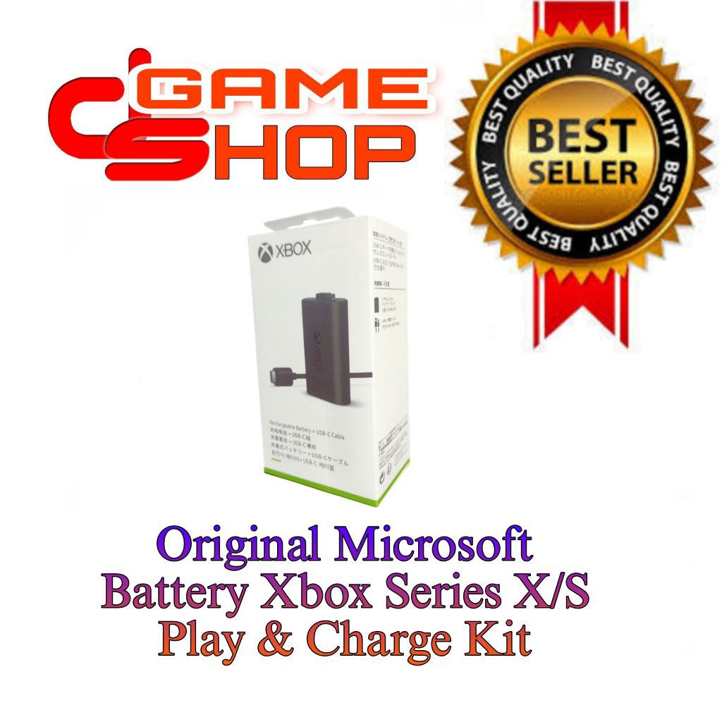 Original Battery play charge kit xbox series batre stik xbox series S baterai xbox series X play & c
