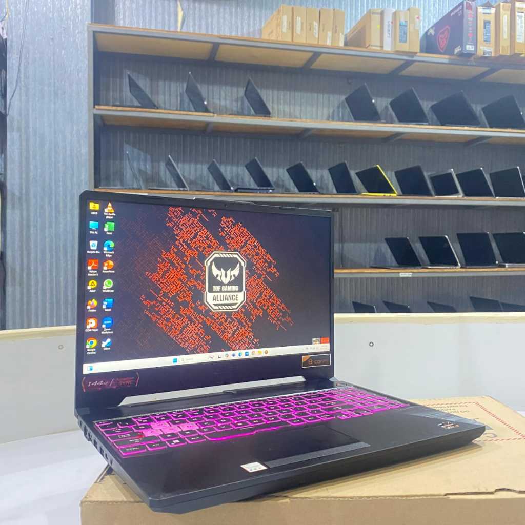 LAPTOP SECOND,Laptop Asus TUF Gaming 15 FA506IC, Amd Ryzen 7 - 4800H, ###DualVga: - Amd Radeon TM Gr