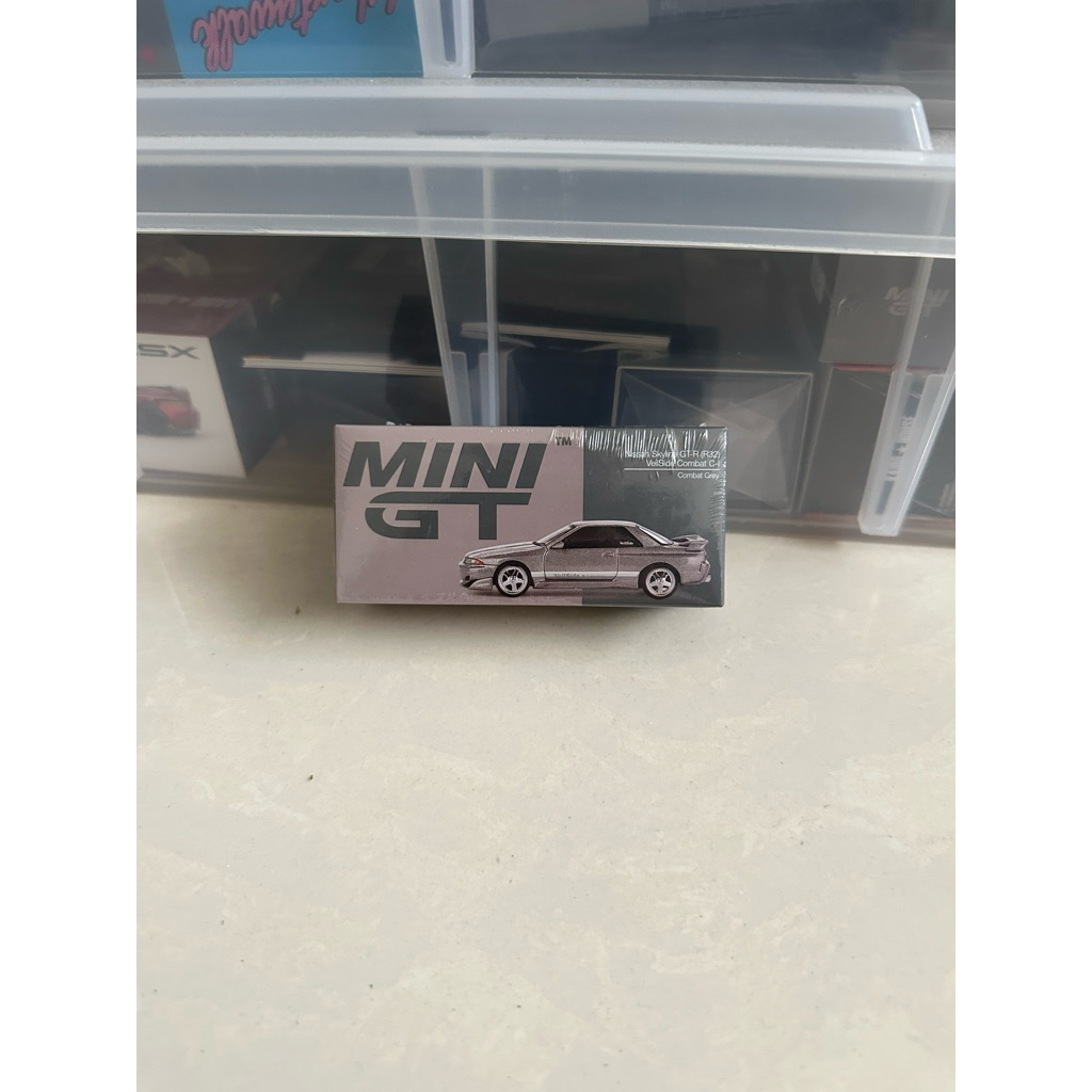 Mini GT 971 Nissan Skyline GTR R32 Veilside Combat Grey MiniGT