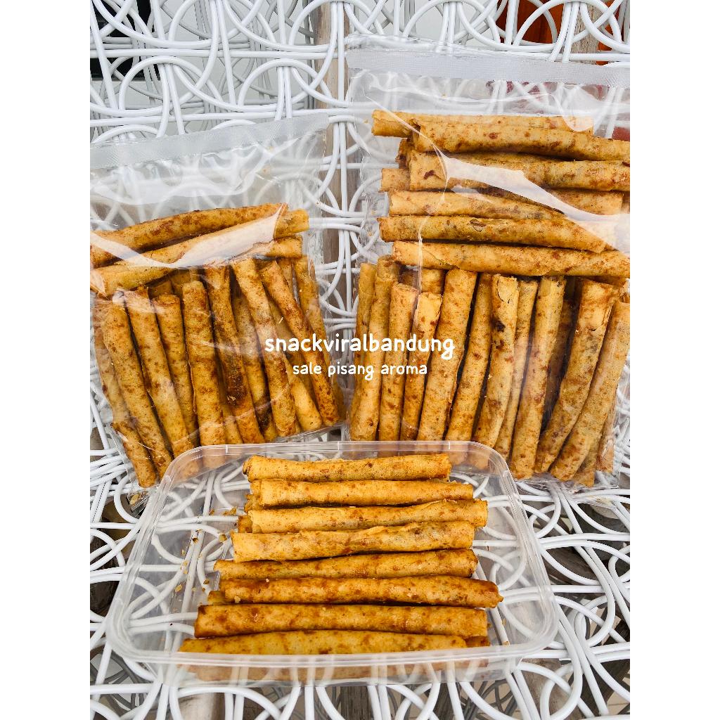 

sale pisang aroma crispy/pisang aroma/sale aroma caramel 150gr/200gr/400gr free packing kardus