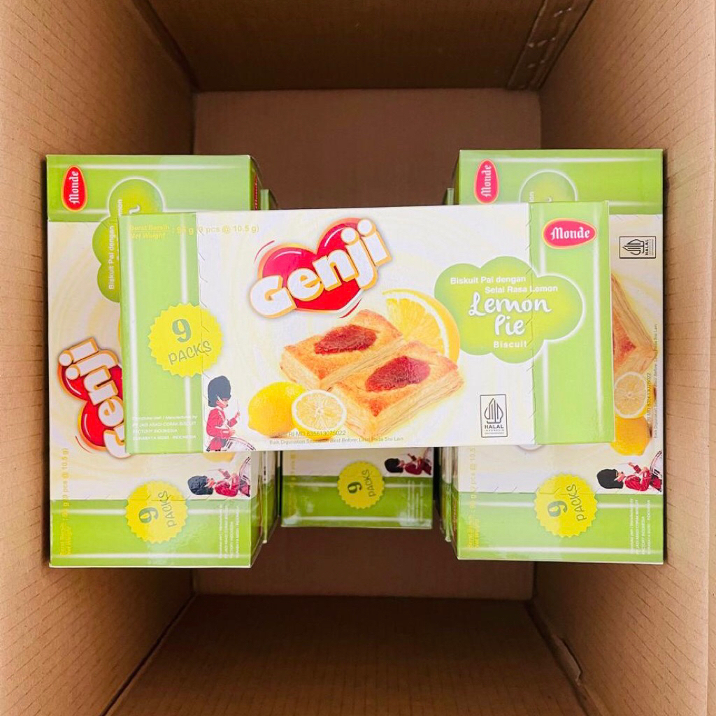 

MONDE Genji Lemon Pie Kemasan Box 95 gr ( isi 9 Pack)