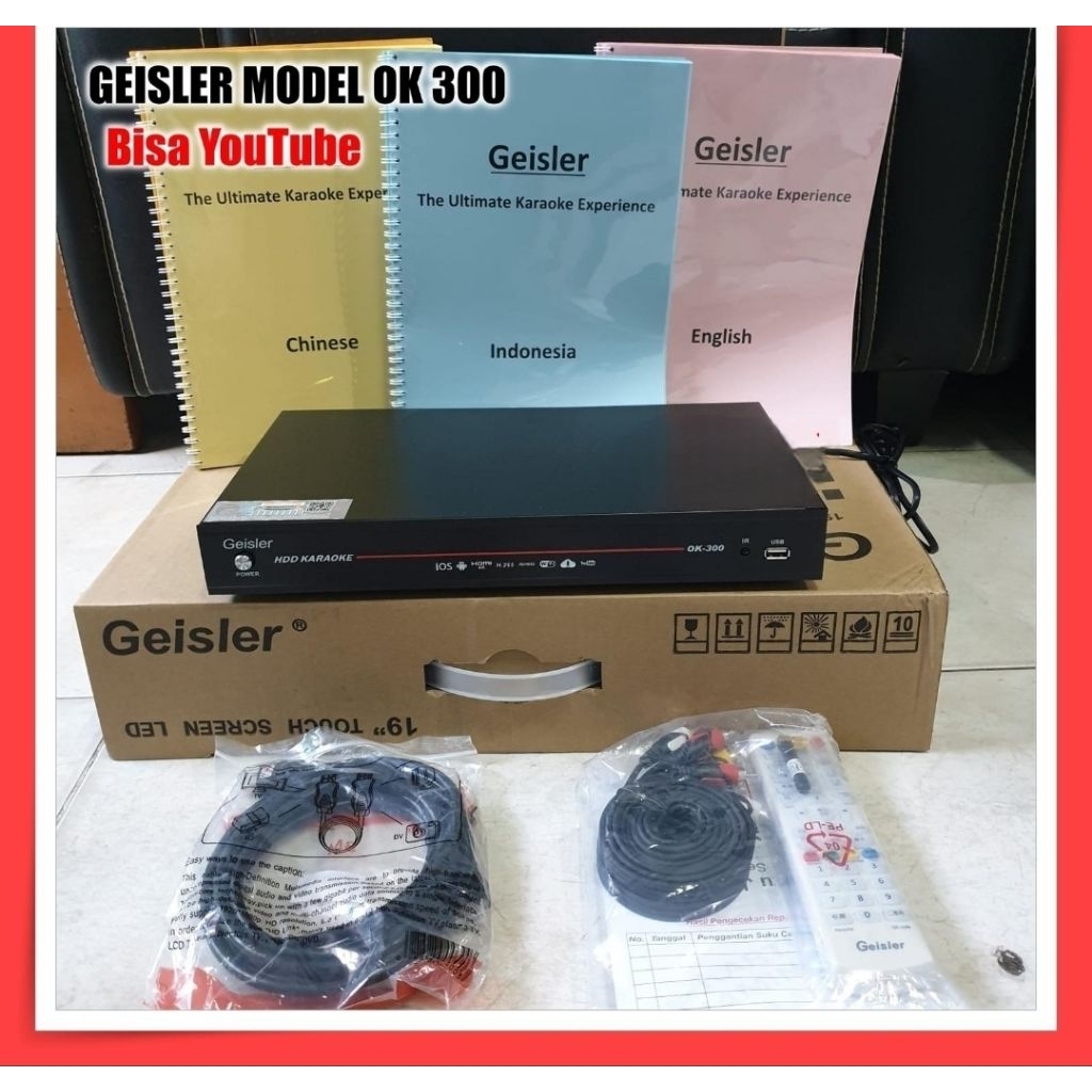 GEISLER Player Karaoke Geisler OK-300 Bisa Utube