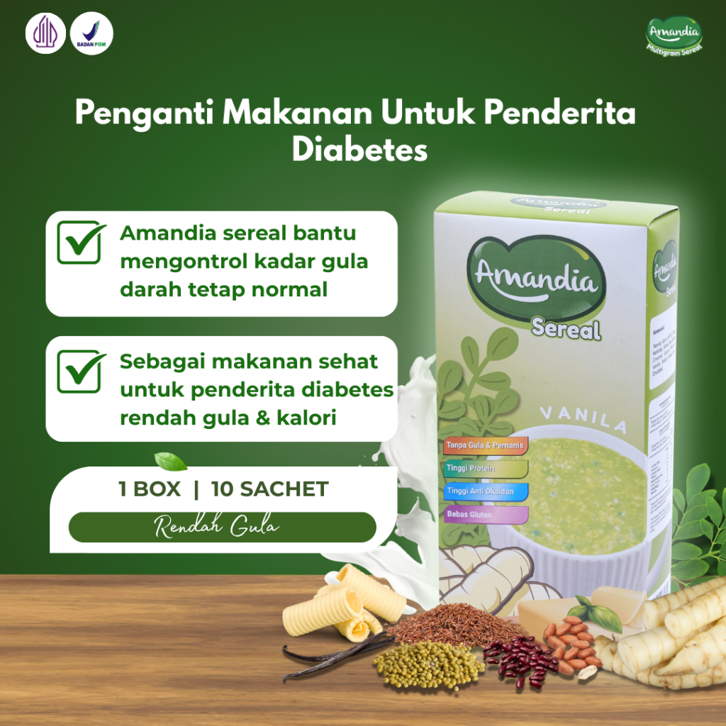 

Amandia Sereal Merupakan Sereal Sehat Bantu Atasi Gejala Gula Darah Tinggi