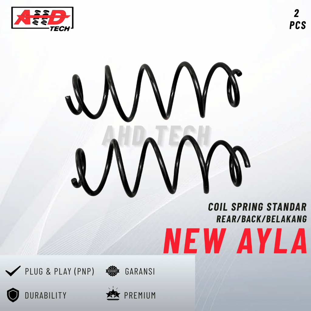 PER KEONG MOBIL [BELAKANG] NEW DAIHATSU AYLA STANDAR / COIL SPRING NEW DAIHATSU AYLA [2 PCS]
