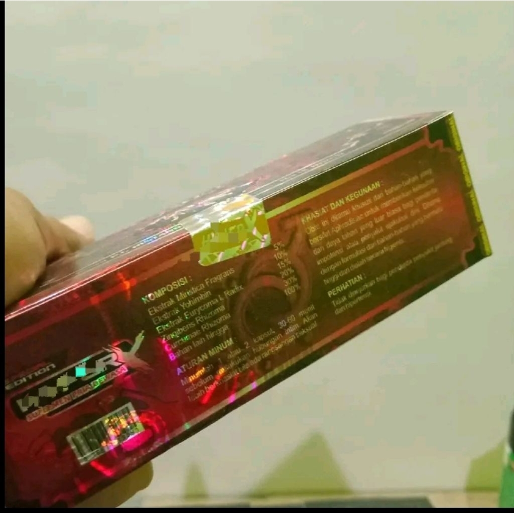 

kapsul herbal original 100% hyper x 1 bok isi 10 pack