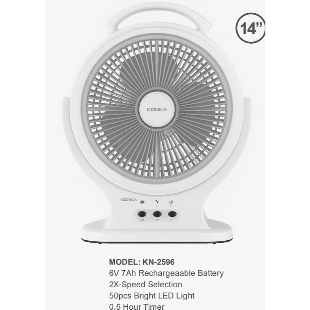 Kipas Angin Cas 14 Inch KONKA KN-2596 Murah Meriah Banyak Type Pengiriman Cepat