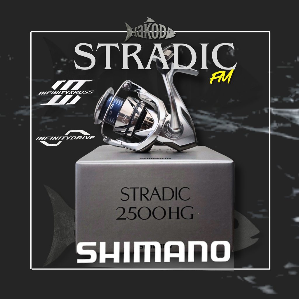 SHIMANO Reel Shimano Stradic FM 2023 2500 HG Reel Spining Pancing Shimano Katrol Shimano