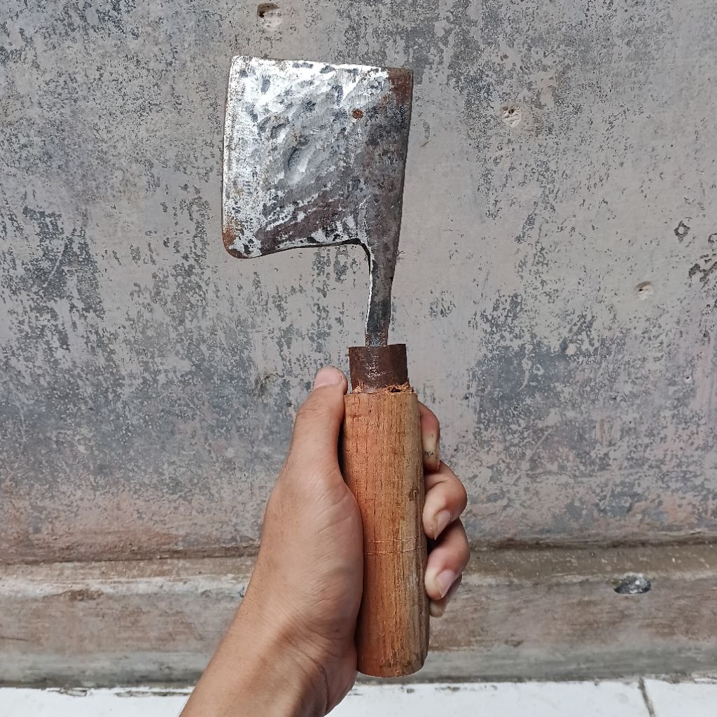 Kapak Pengupas Kulit Kelapa/Kapak Kelapa Baja Per Gagang Kayu