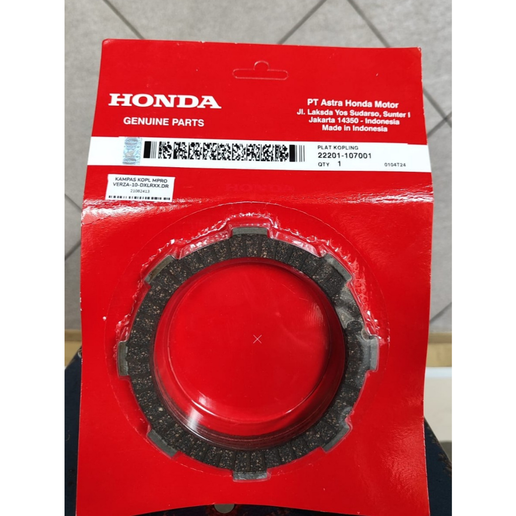 Kampas Kopling Honda MEGAPRO, Verza