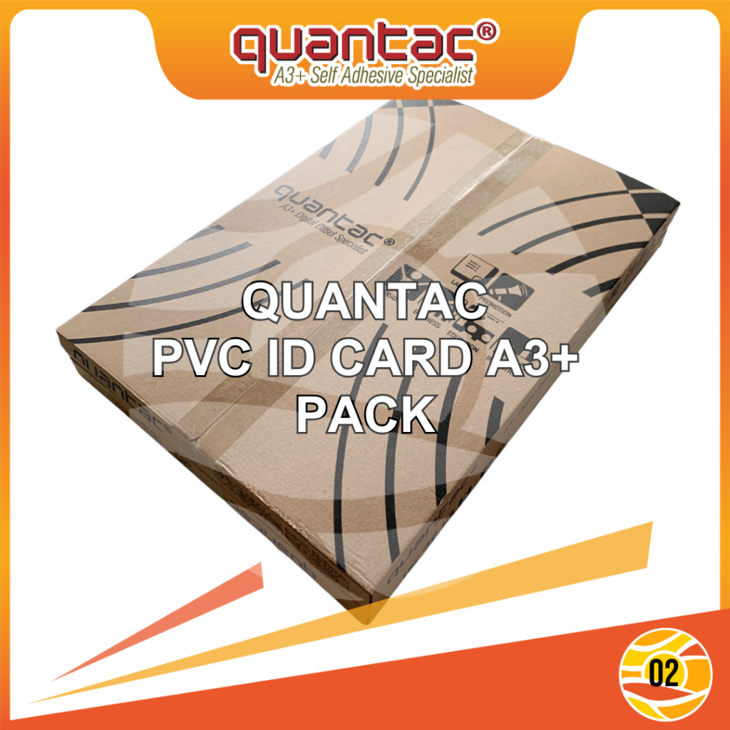 

Paket Hemat Quantac PVC Card 5 Pack Print Laser Toner A3+ ID Card 3 Layers