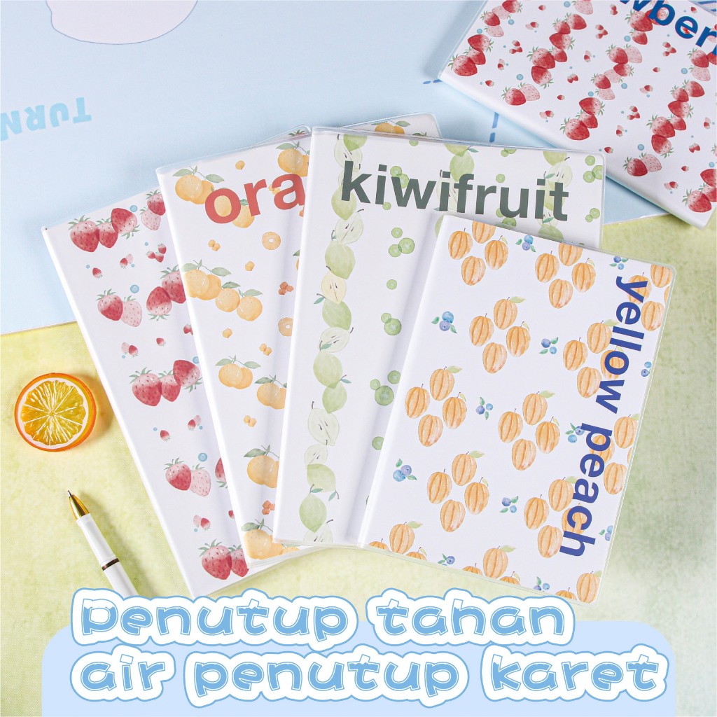 

[Kelas Siswa Khusus] Buku Taman Buah A5/B5 Mengental Tinta-Impermeable Anti-Pewarnaan Buku Sampul Karet Lucu Buku Paket Kelas Buku Pekerjaan Rumah Buku Pekerjaan Rumah