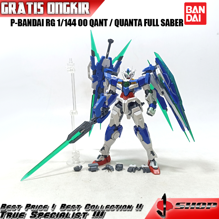 P-BANDAI RG 1/144 OO QANT  QUANTA FULL SABER LTDRG53