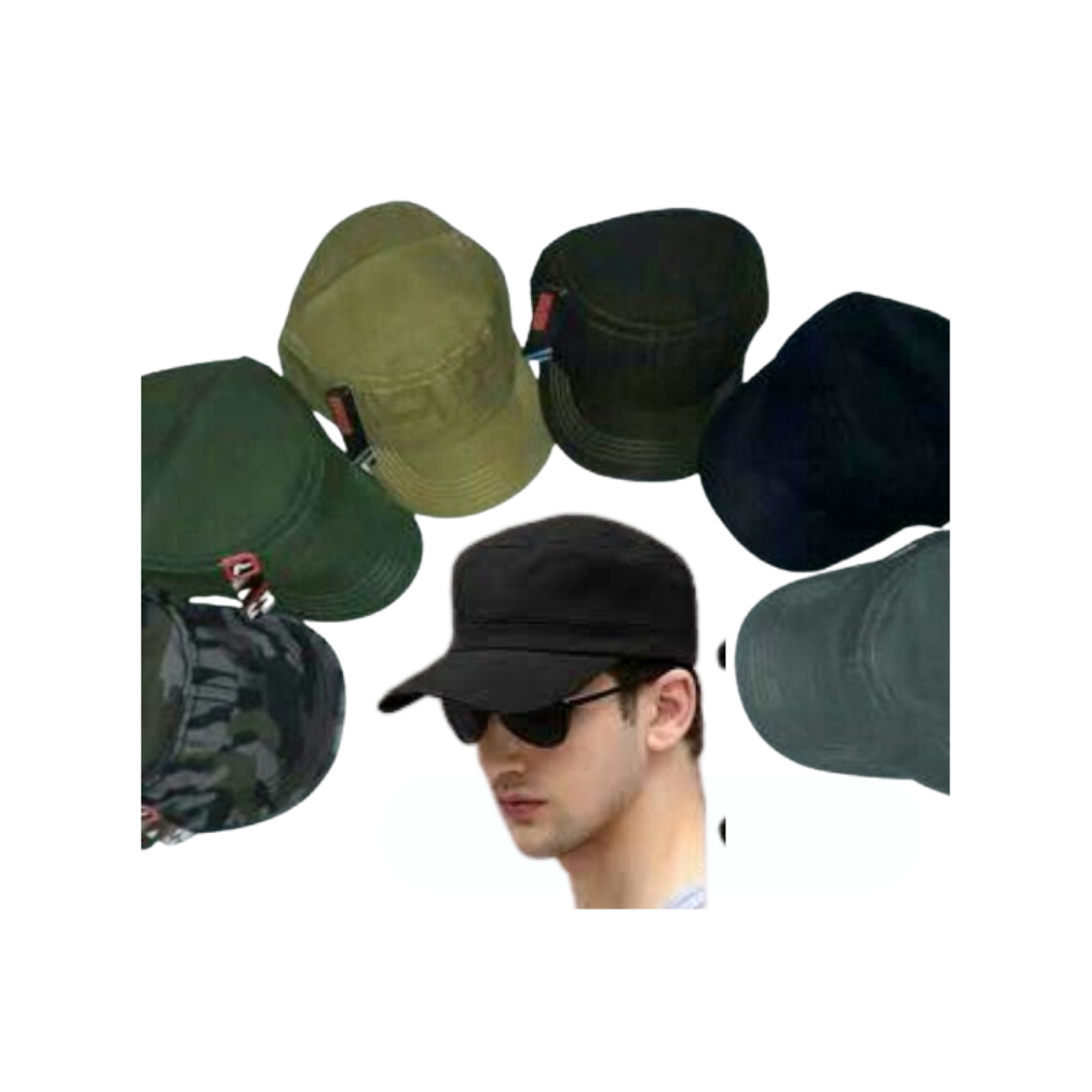 Topi Komando Topi Tentara Polos Dewasa Pria Wanita