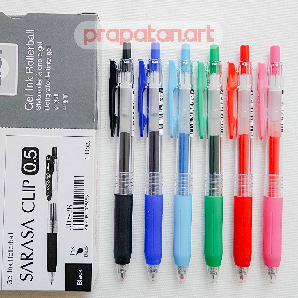

Zebra SARASA Gel Pen 0.5mm Black & Blue Refill | Pena Jel | Pulpen