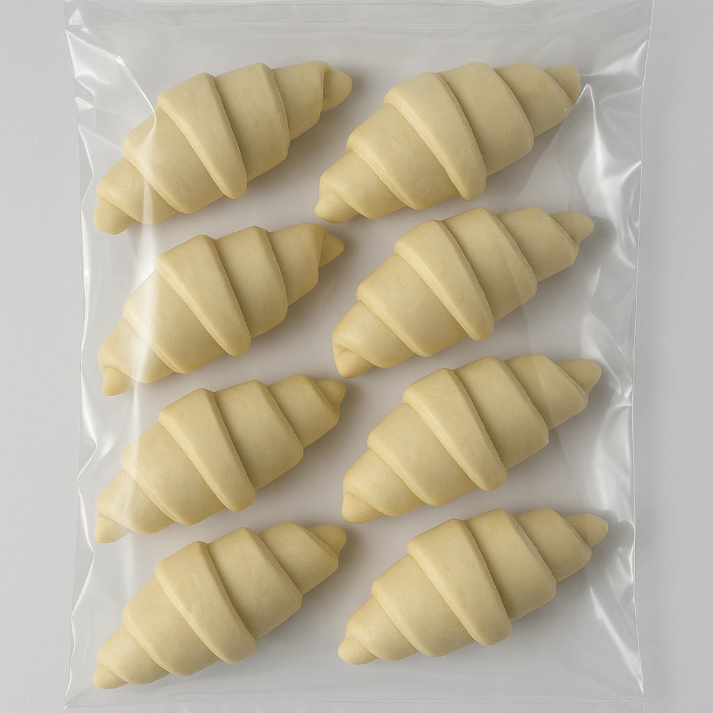 

Mini Croissant Dough Premium | Mix Butter & Pastry Siap Panggang | 15 pcs, 75 pcs, 150 pcs