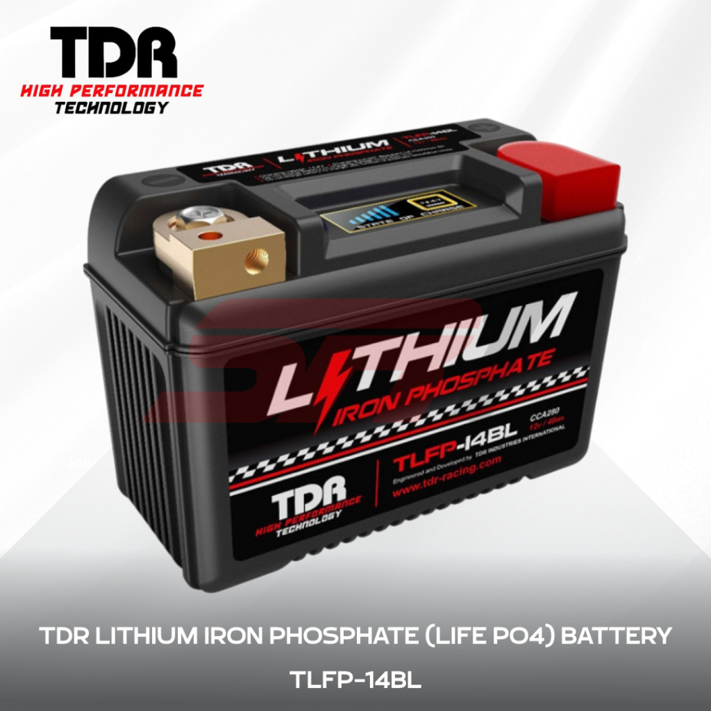 TDR LITHIUM IRON PHOSPHATE (LIFE PO4) BATTERY TLFP-14BL