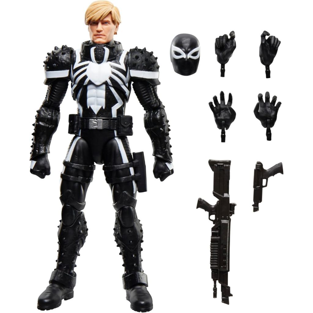 MARVEL LEGENDS SERIES AGENT VENOM (FLASH THOMPSON), RETRO COMICS COLLECTIBLE 6-INCH SCALE ACTION