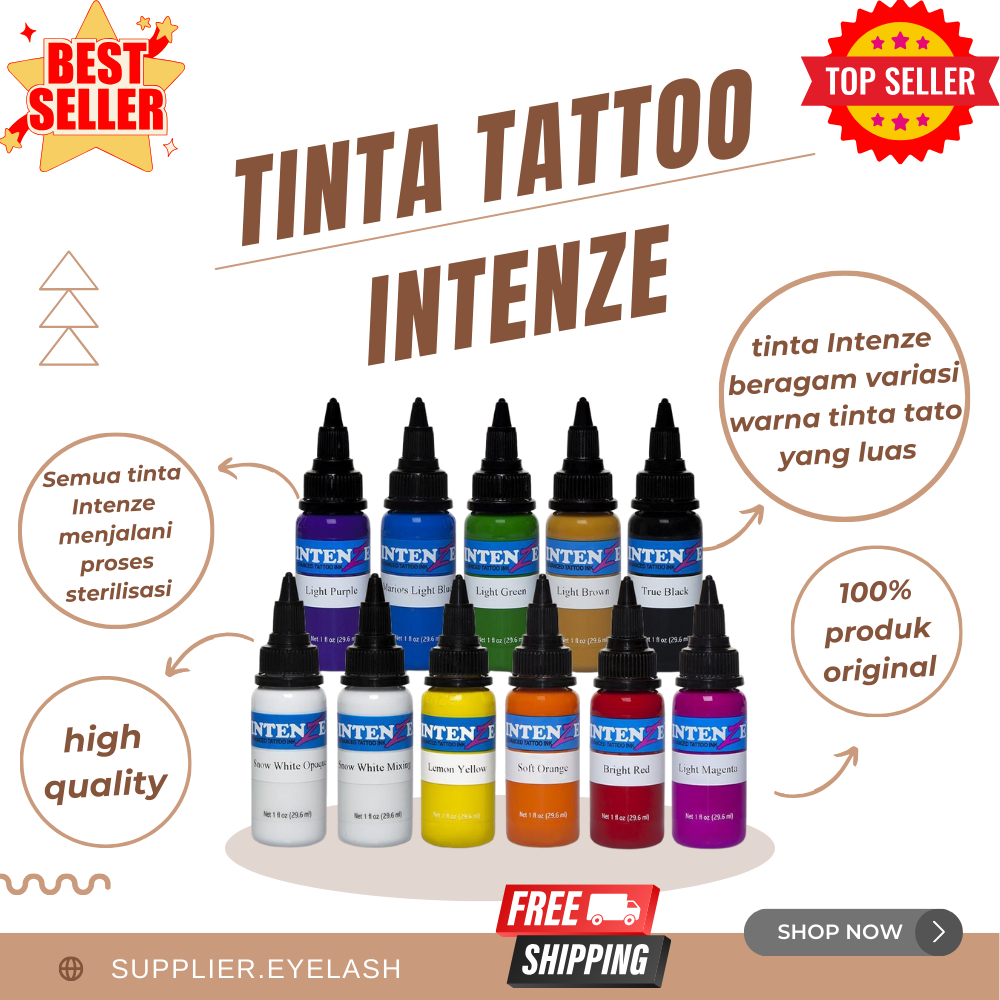 TINTA TATO INTENZE 15ml TATOO/TATO/TATTOO/TATOO