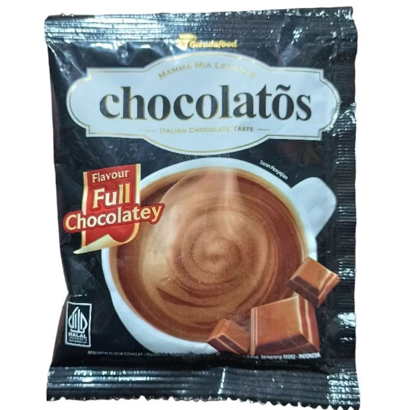

Chocolatos Minuman Coklat Sachet 28gr Cokelat Serbuk Chocolate Drink Instant Coklat Bubuk Chocholatos