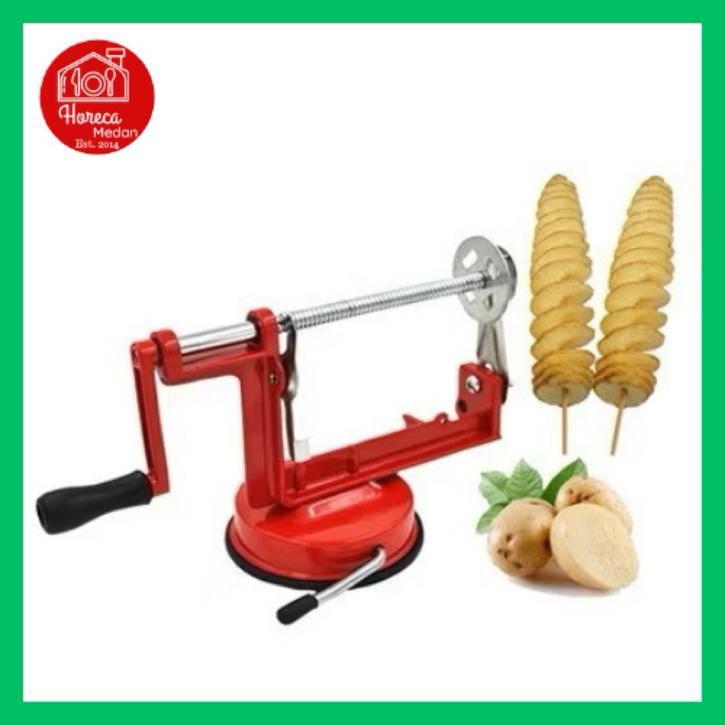 alat pemotong kentang spiral - tanpa listrik