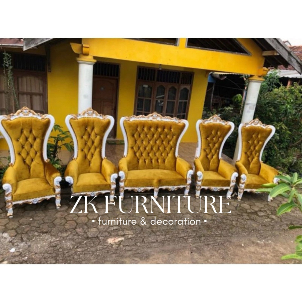 Kursi pelaminan Syahrini / Kursi pelaminan jati / Kursi pelaminan.