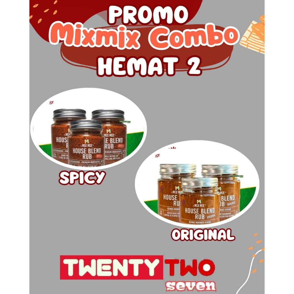 

Mixmix Combo Hemat 2 ( Original , Spicy 110gr )